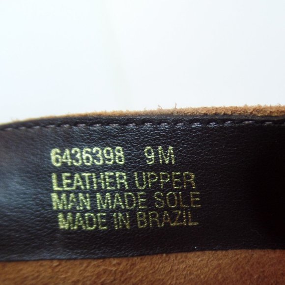 Brown Leather Zip Up Boots W Braided Trim & Buckle With Character Sz 9 #6436398 - Picture 12 of 16